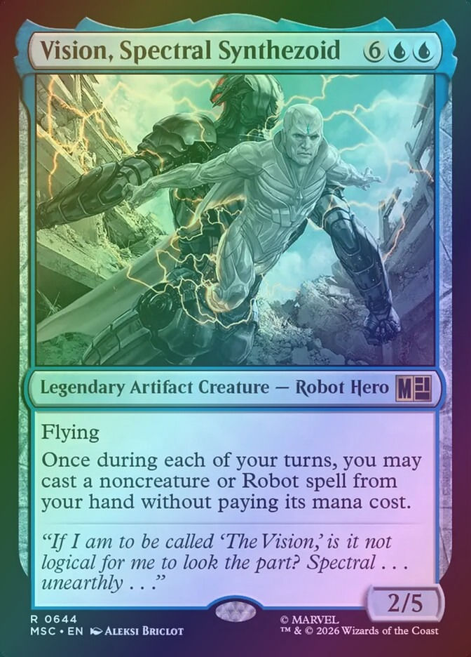 Vision, Spectral Synthezoid (MSC) (644) / Foil