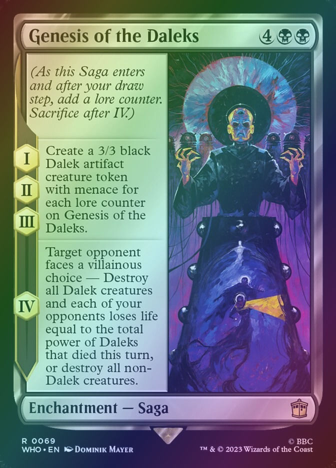 Genesis of the Daleks (WHO) (69) / Foil