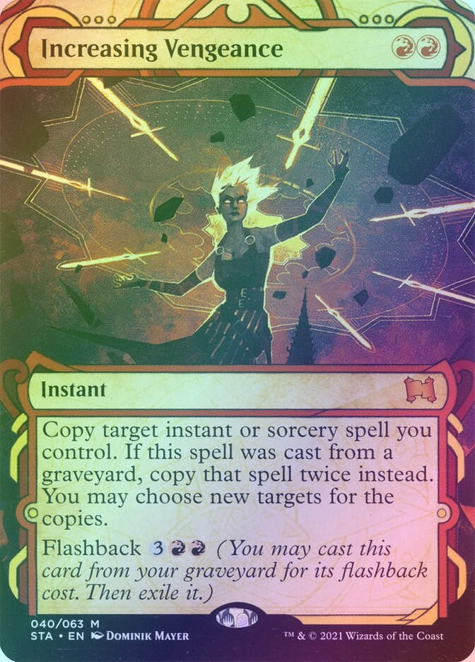Increasing Vengeance (STA) (40) / Borderless / Showcase / Foil
