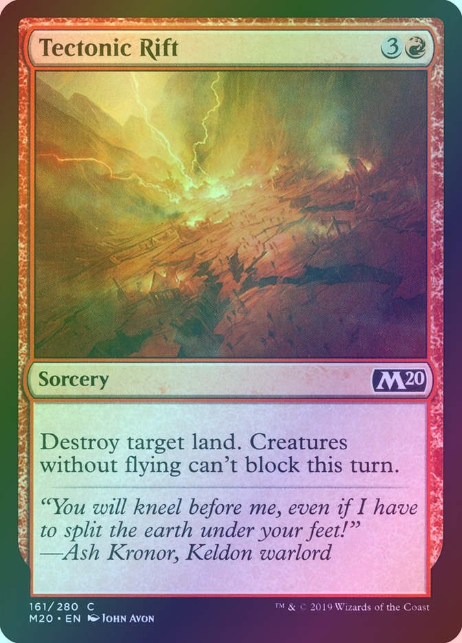 Tectonic Rift (M20) (161) / Foil