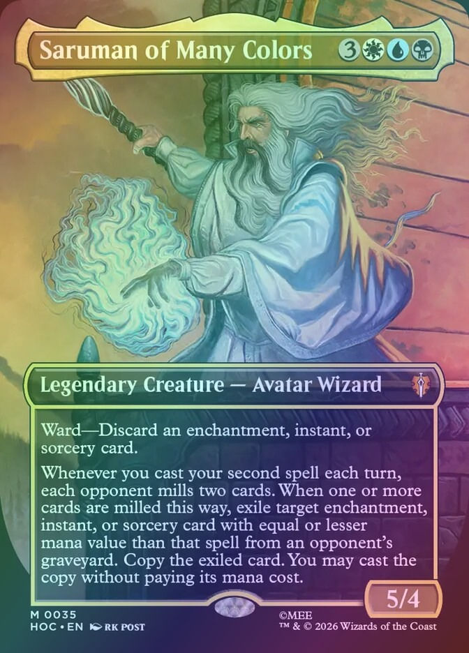 Saruman of Many Colors (HOC) (35) / Foil