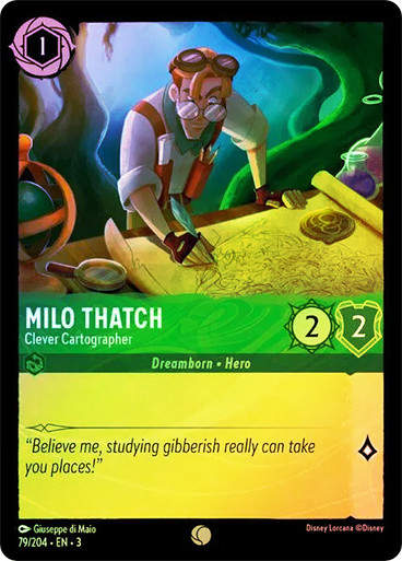 Milo Thatch - Clever Cartographer (LOR_ITI) / Foil