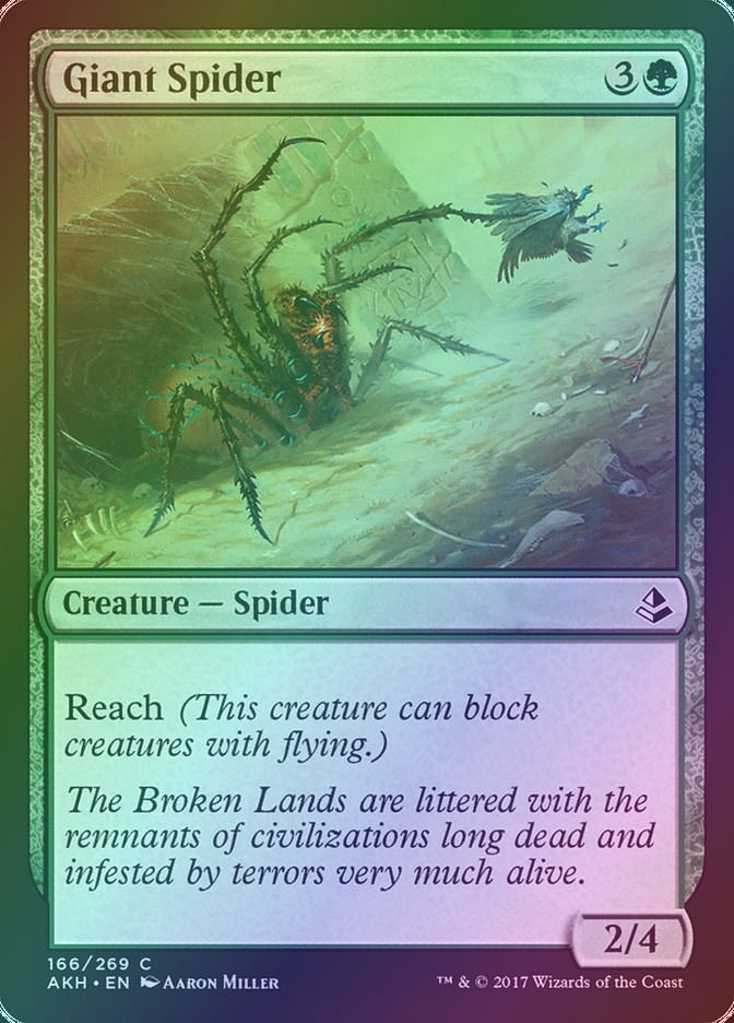Giant Spider (AKH) (166) / Foil