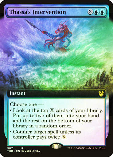 Thassa's Intervention (THB) (307) / Extended Art / Foil
