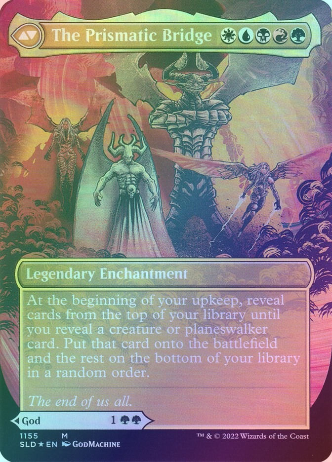Esika, God of the Tree // The Prismatic Bridge (SLD) (1155) / Borderless / Foil — cara 2 de 2