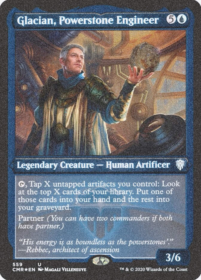 Glacian, Powerstone Engineer (CMR) (559) / Foil Etched