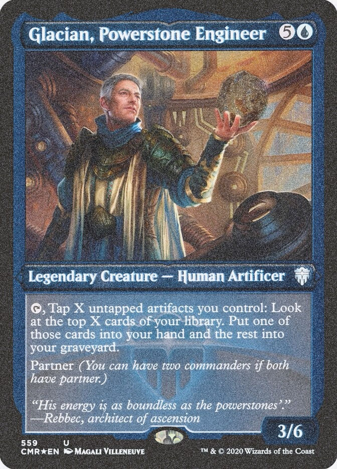 Glacian, Powerstone Engineer (CMR) (559) / Foil Etched