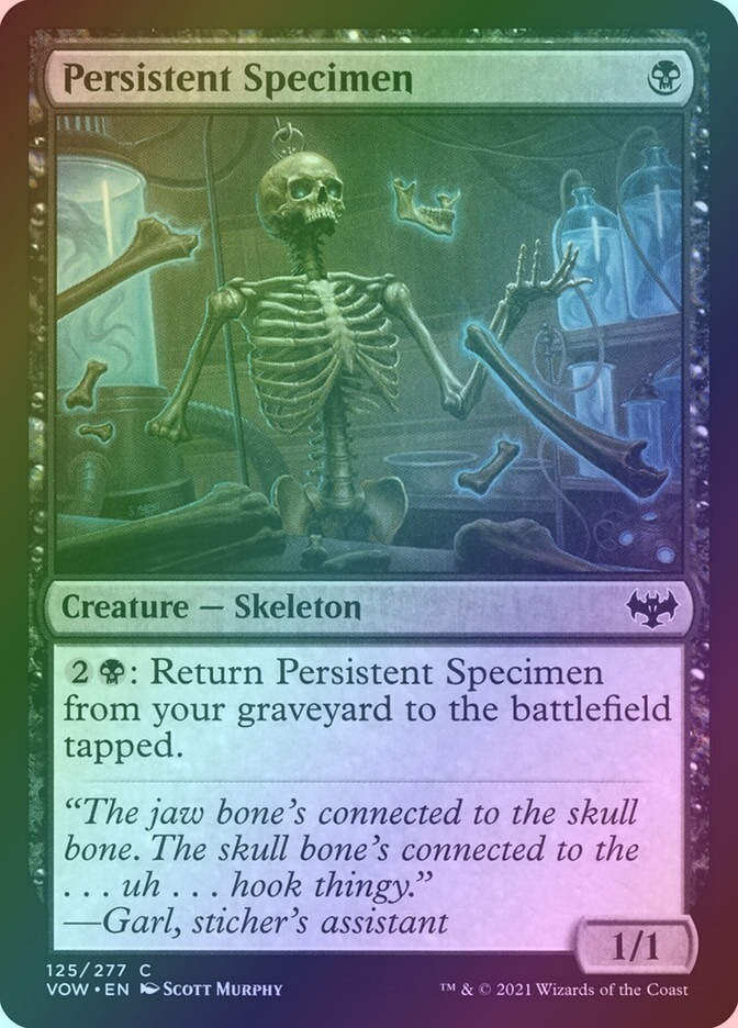 Persistent Specimen (VOW) (125) / Foil