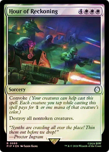 Hour of Reckoning (pip) (689) / Surge Foil