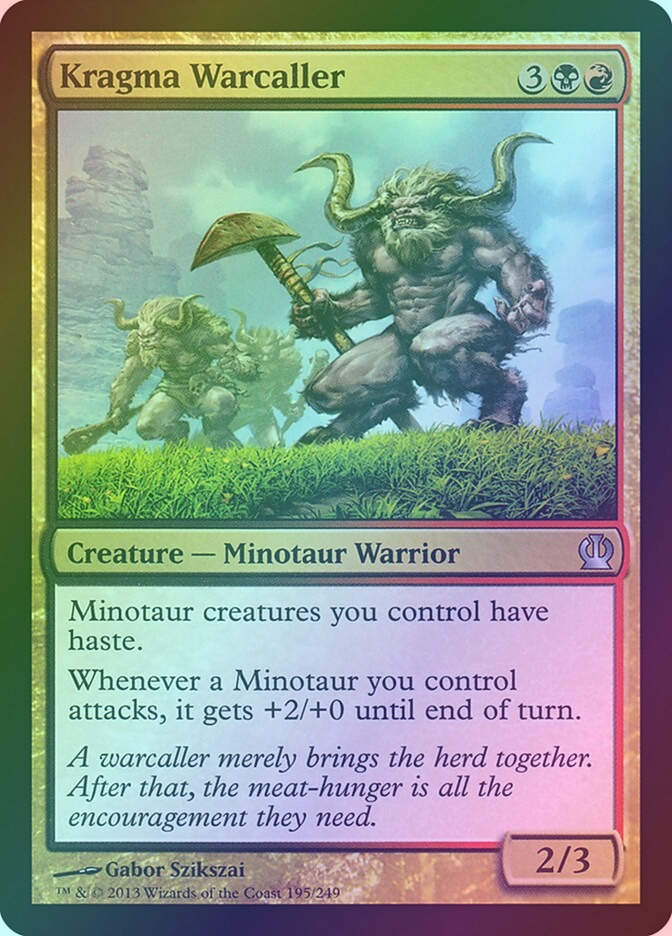 Kragma Warcaller (THS) (195) / Foil