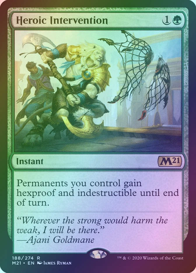 Heroic Intervention (M21) (188) / Foil