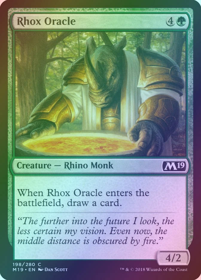 Rhox Oracle (M19) (198) / Foil