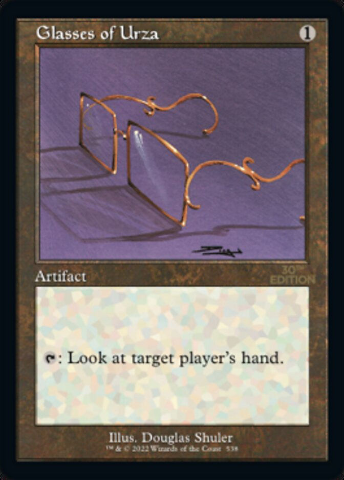 Glasses of Urza (30a) / Retro Frame