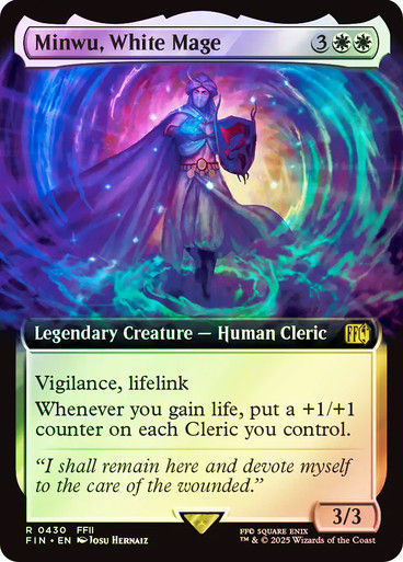 Minwu, White Mage (FIN) (430) / Extended Art / Foil