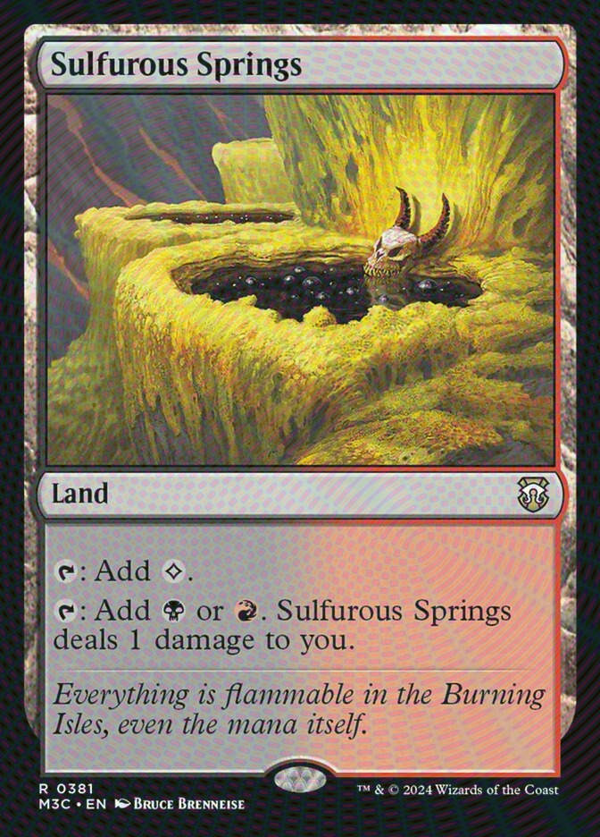 Sulfurous Springs (M3C) (381) / Ripple Foil