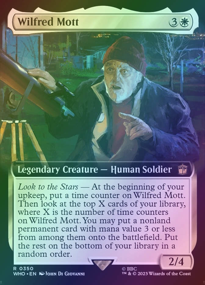 Wilfred Mott (WHO) (350) / Extended Art / Foil