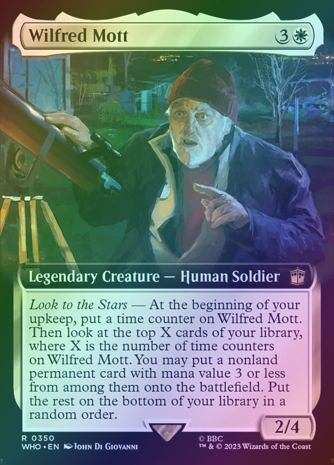 Wilfred Mott (WHO) (350) / Extended Art / Foil