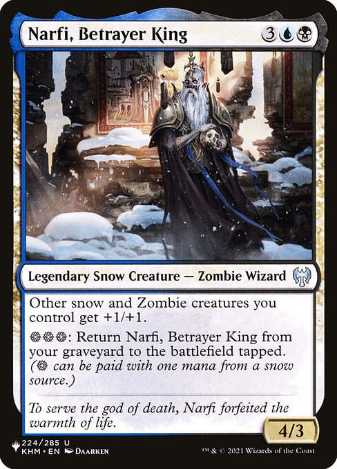 Narfi, Betrayer King (PLST) (KHM-224)