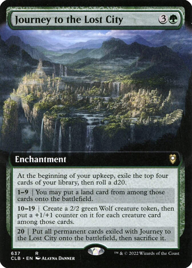 Journey to the Lost City (CLB) (637) / Extended Art