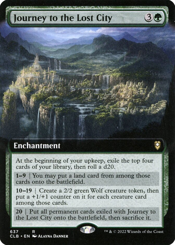 Journey to the Lost City (CLB) (637) / Extended Art