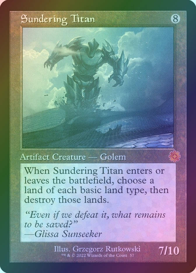 Sundering Titan (BRR) (57) / Foil