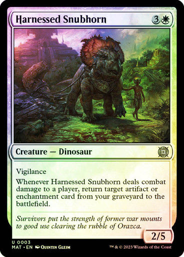 Harnessed Snubhorn (MAT) / Foil