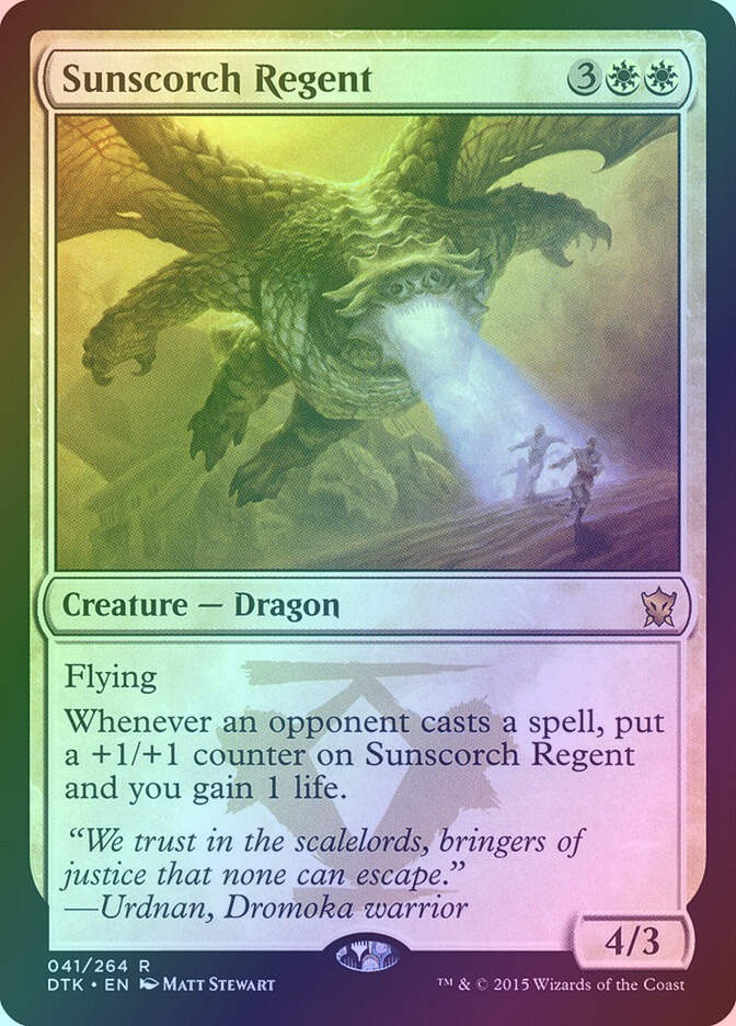 Sunscorch Regent (DTK) (41) / Foil