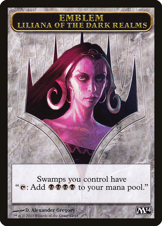 Liliana of the Dark Realms Emblem (TM14) (12)