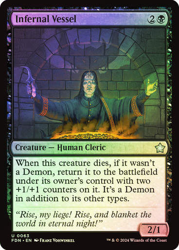 Infernal Vessel (FDN) (63) / Foil