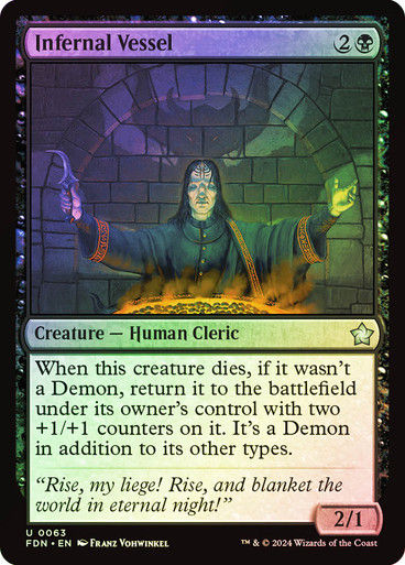Infernal Vessel (FDN) (63) / Foil