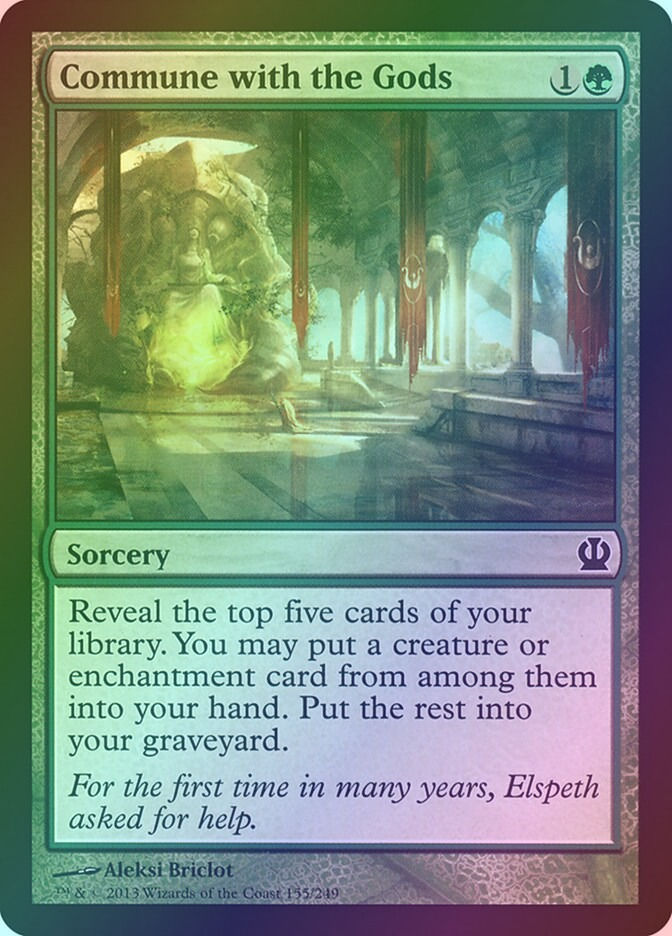 Commune with the Gods (THS) (155) / Foil