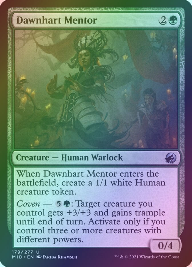 Dawnhart Mentor (MID) (179) / Foil