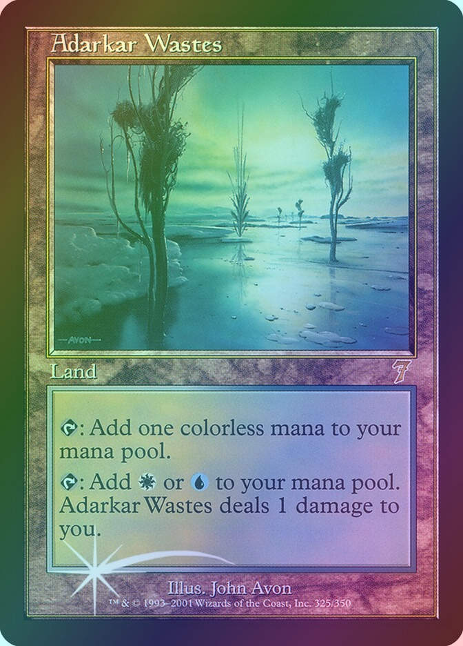 Adarkar Wastes (7ED) (325★) / Foil