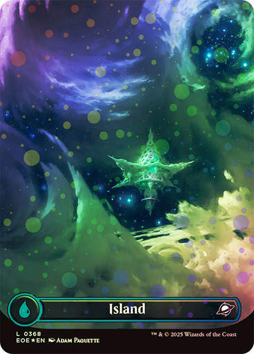 Island (EOE) (368) / Borderless / Galaxy Foil
