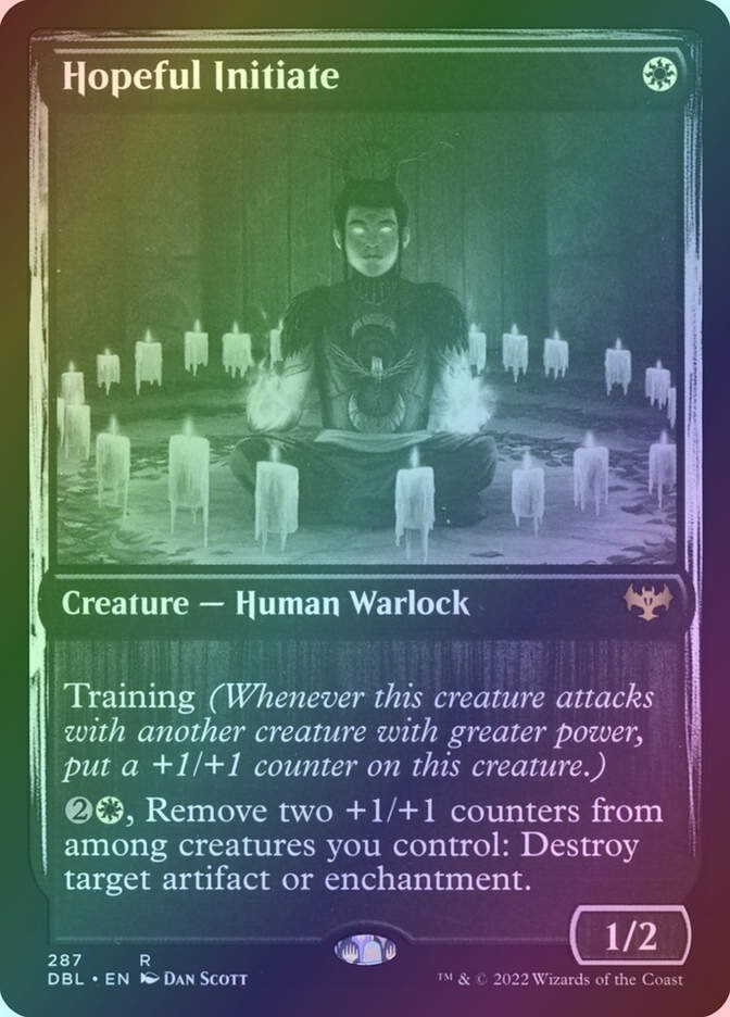 Hopeful Initiate (DBL) (287) / Foil
