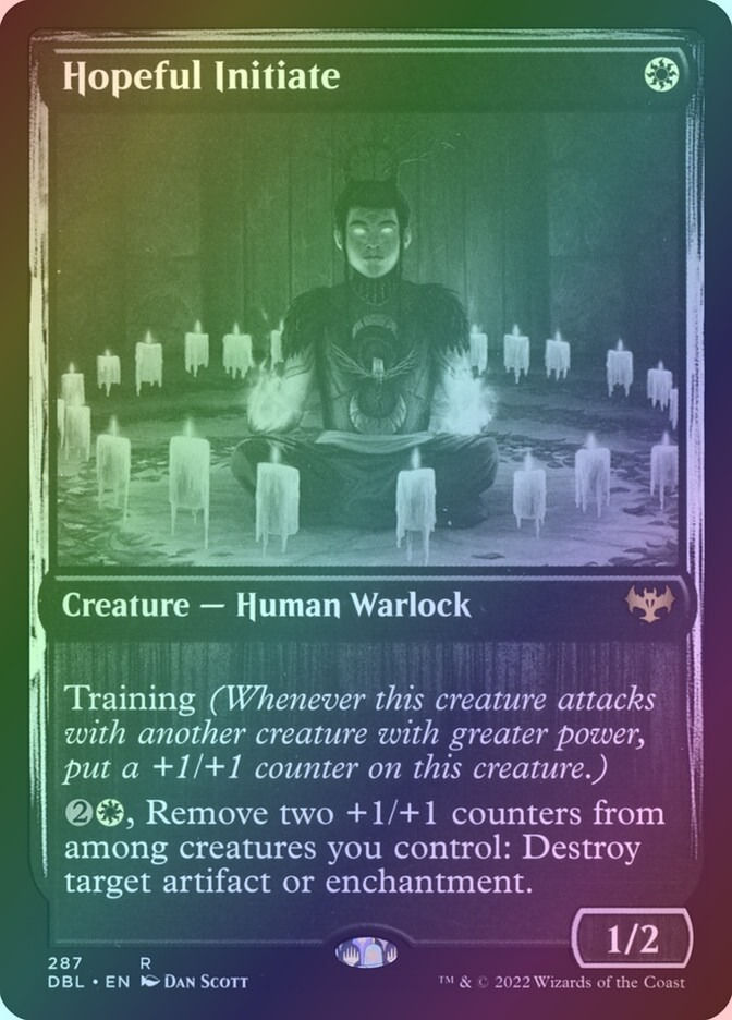 Hopeful Initiate (DBL) (287) / Foil