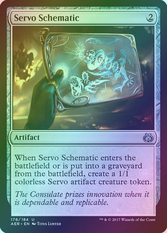Servo Schematic (AER) (176) / Foil