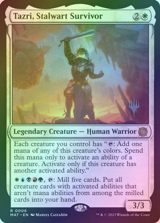 Tazri, Stalwart Survivor (PMAT) (6p) / Foil