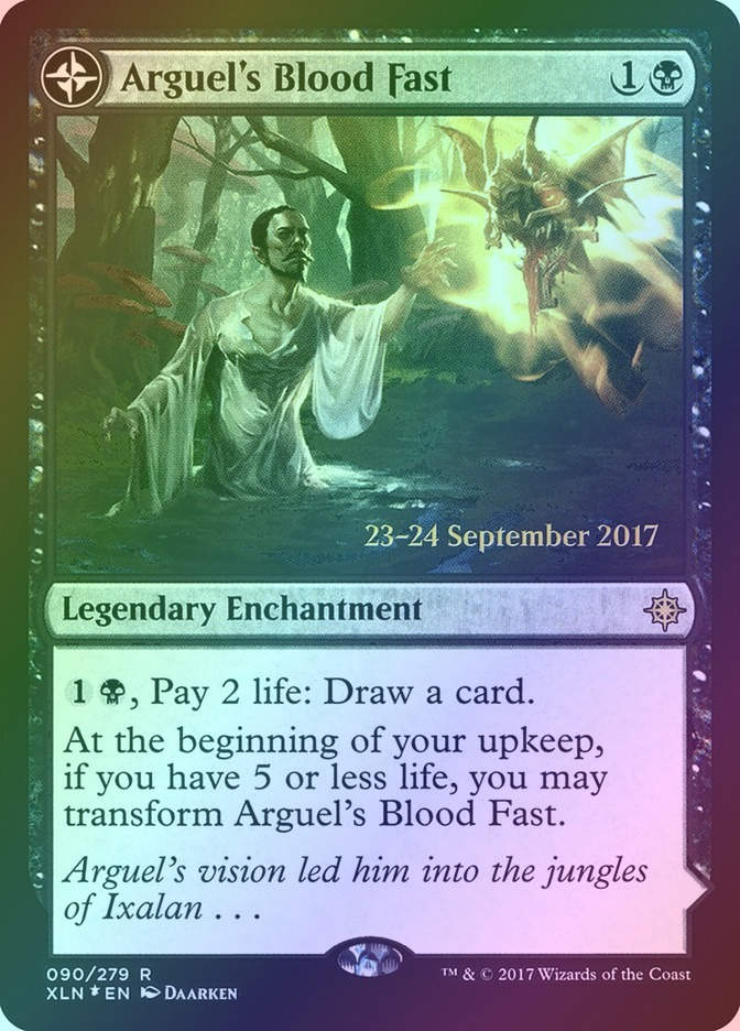Arguel's Blood Fast // Temple of Aclazotz (PXLN) (90s) / Foil