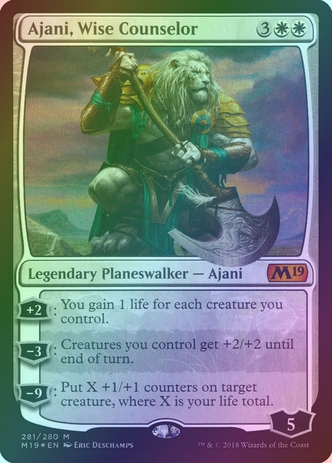 Ajani, Wise Counselor (M19) (281) / Foil