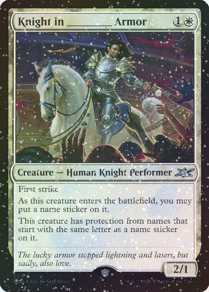 Knight in _____ Armor (UNF) (303) / Galaxy Foil