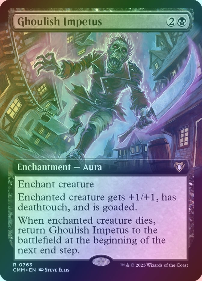 Ghoulish Impetus (CMM) (763) / Extended Art / Foil