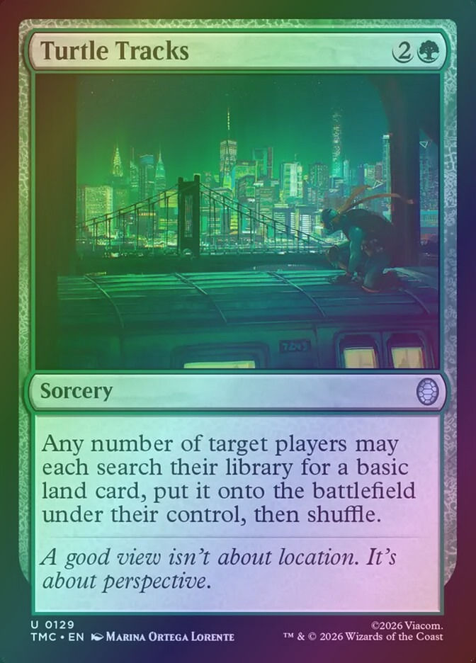 Turtle Tracks (TMC) (129) / Foil