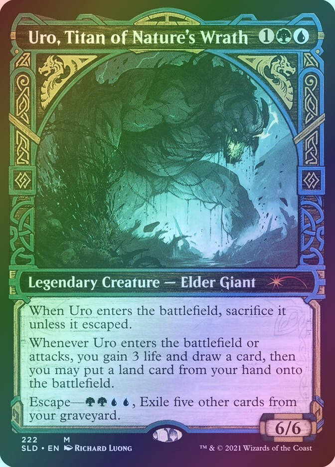 Uro, Titan of Nature's Wrath (SLD) (222) / Showcase / Foil