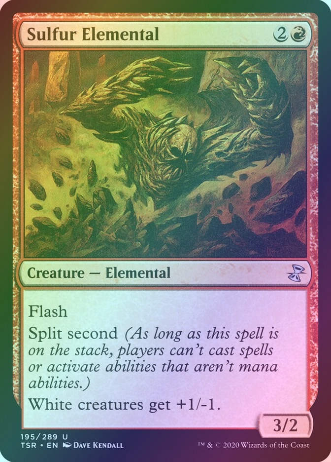 Sulfur Elemental (TSR) (195) / Foil