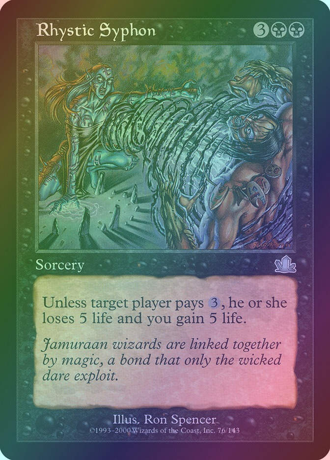 Rhystic Syphon (PCY) (76) / Foil