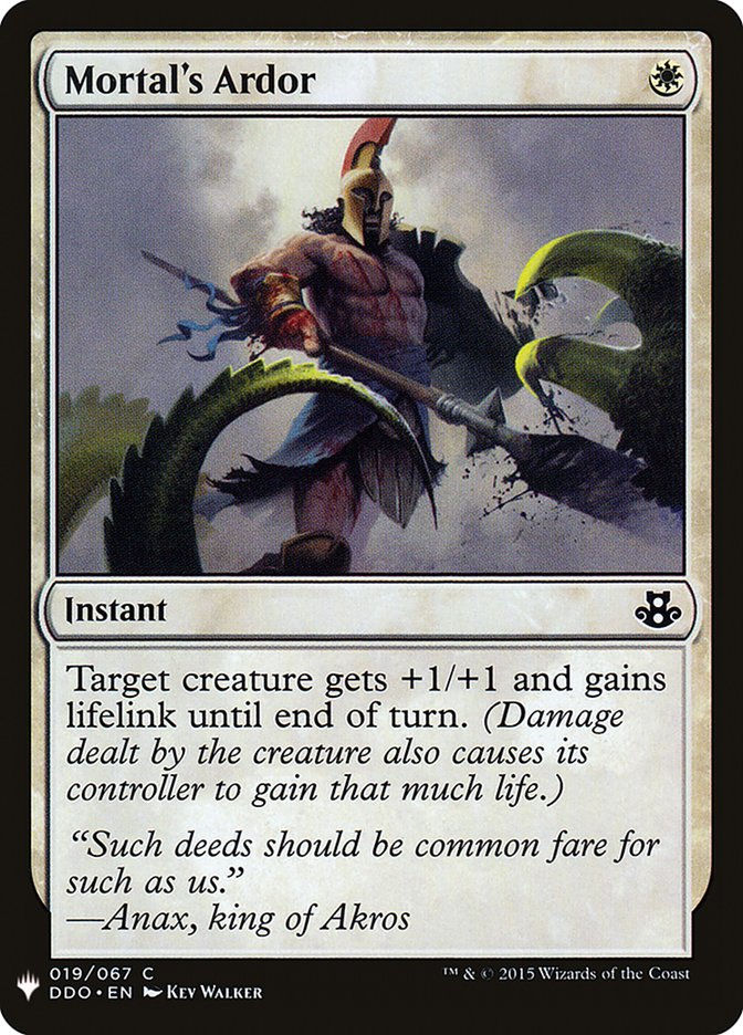 Mortal's Ardor (MYS)