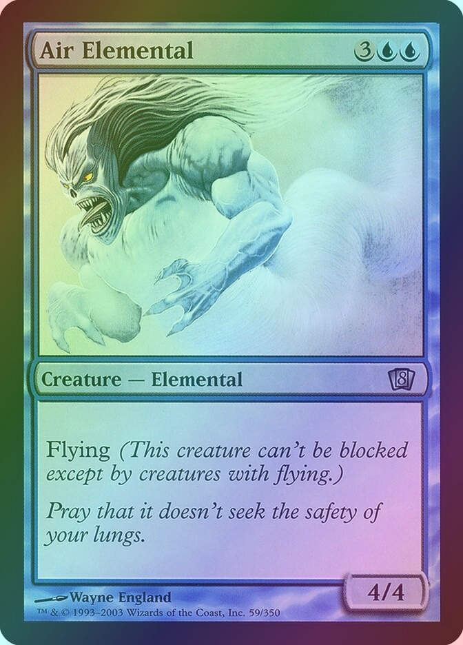 Air Elemental (8ED) (59★) / Foil