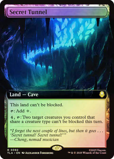 Secret Tunnel (TLA) (392) / Extended Art / Foil