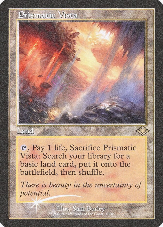 Prismatic Vista (H1R) (40) / Foil Etched